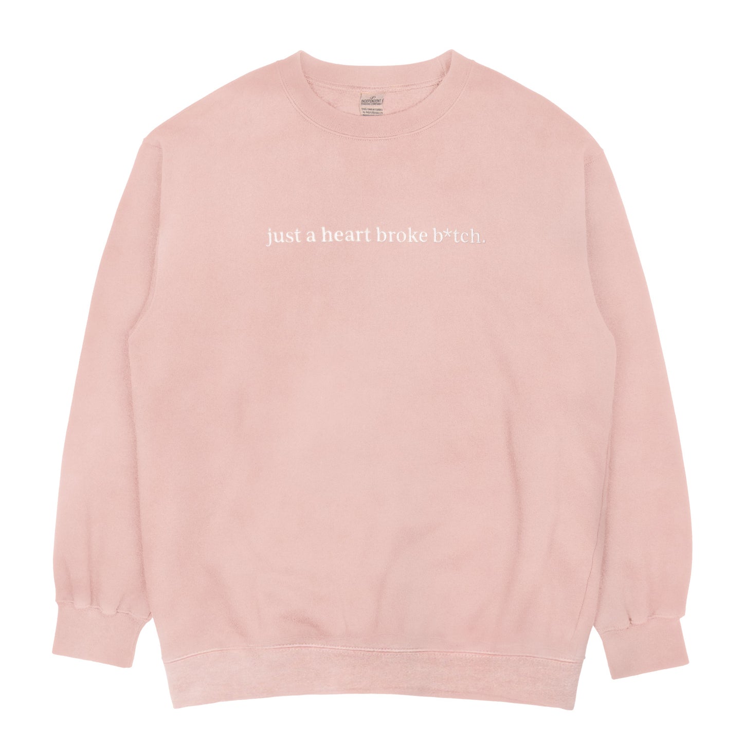 *LIMITED* Embroidered 'Heart Broke' Crewneck Sweater